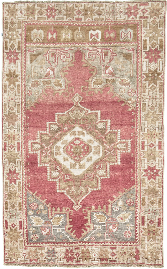 Vintage Turkish Anatolian Maden Rug