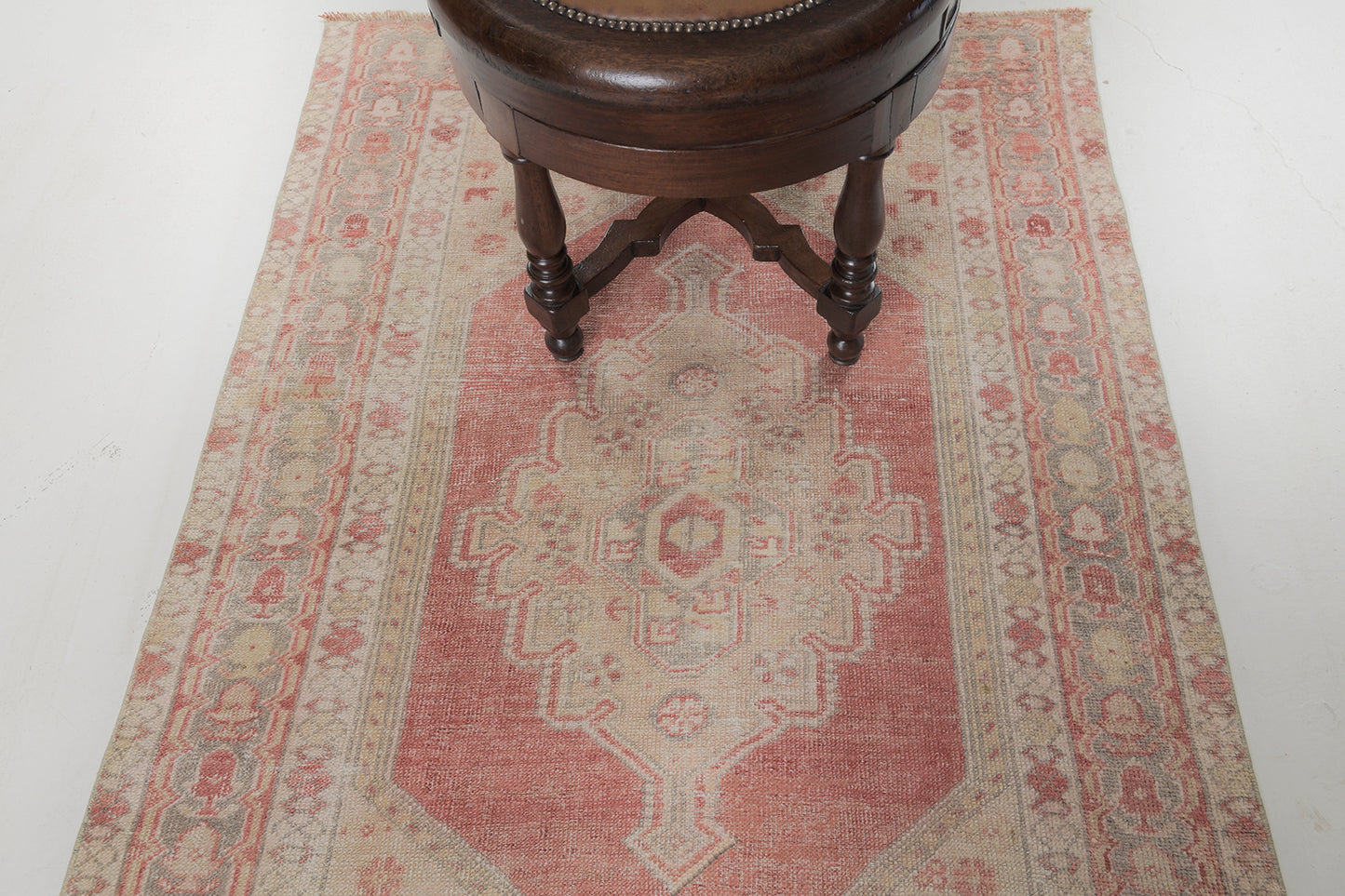 Vintage Turkish Anatolian Konya Rug