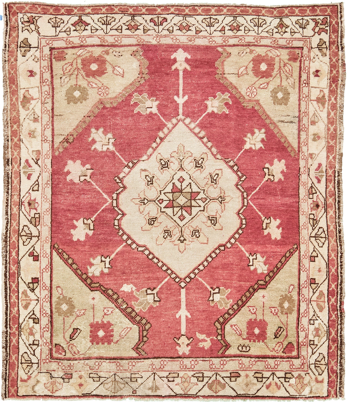 Vintage Turkish Anatolian Dazgir Rug