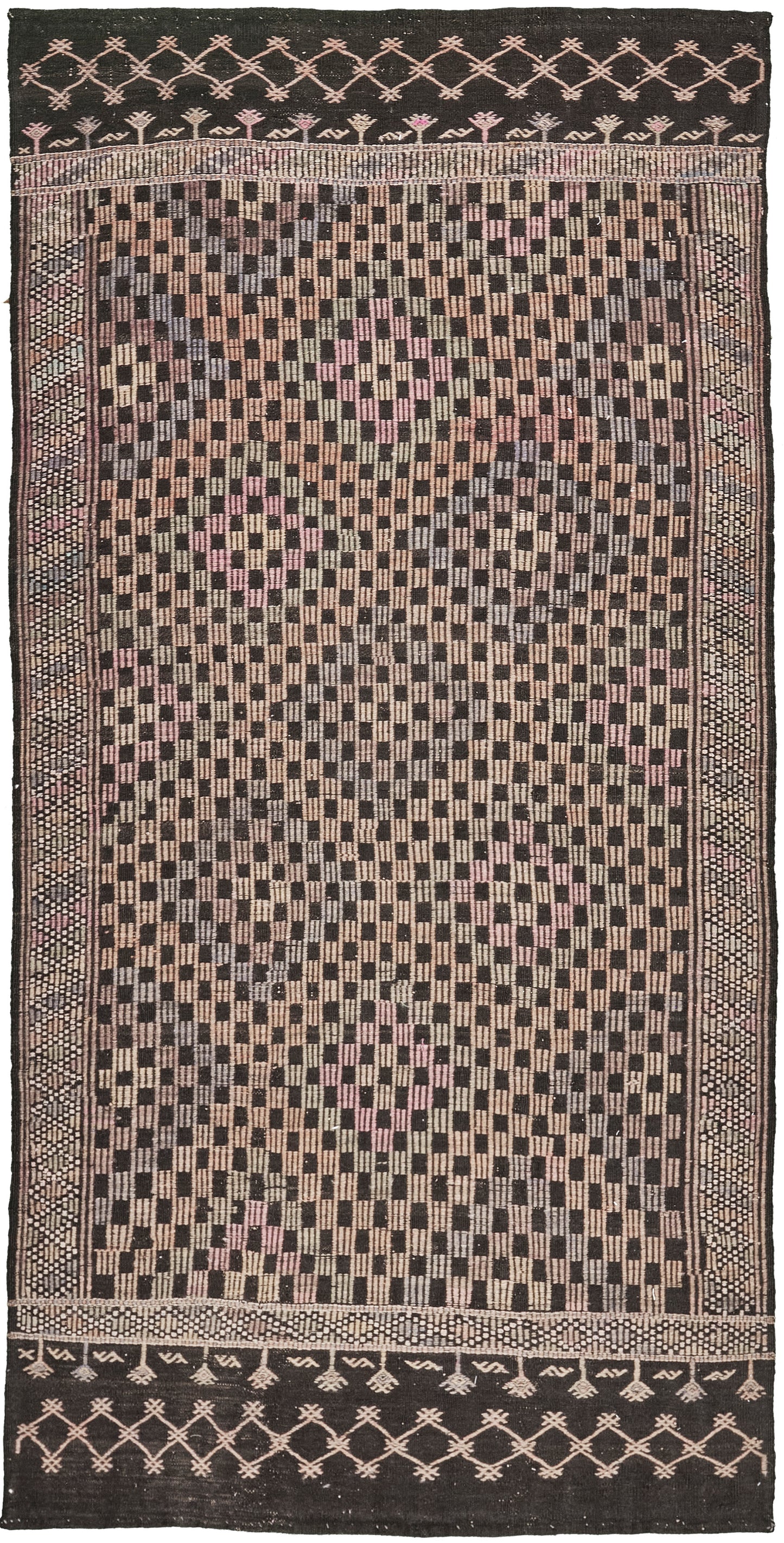 Vintage Turkish Anatolian Jejim Kilim