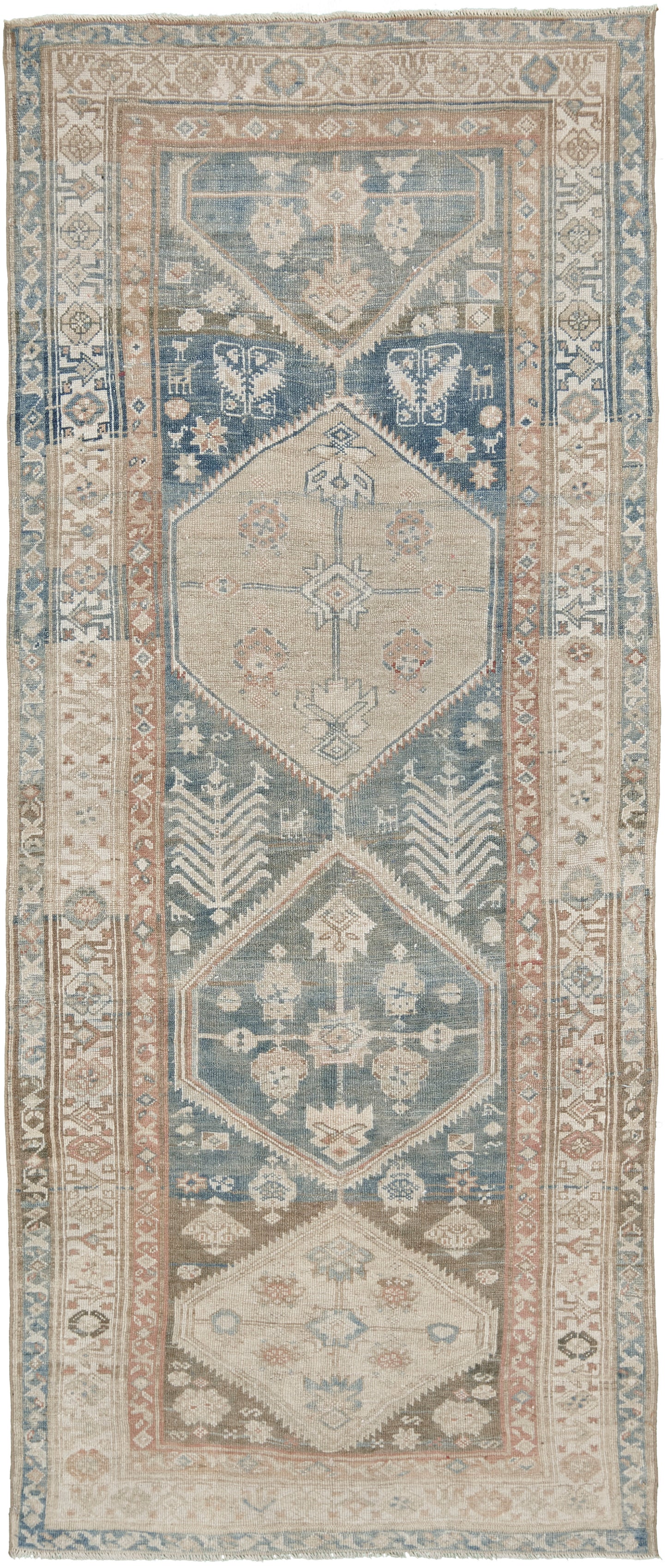 Antique Persian Kurdish Runner 29556