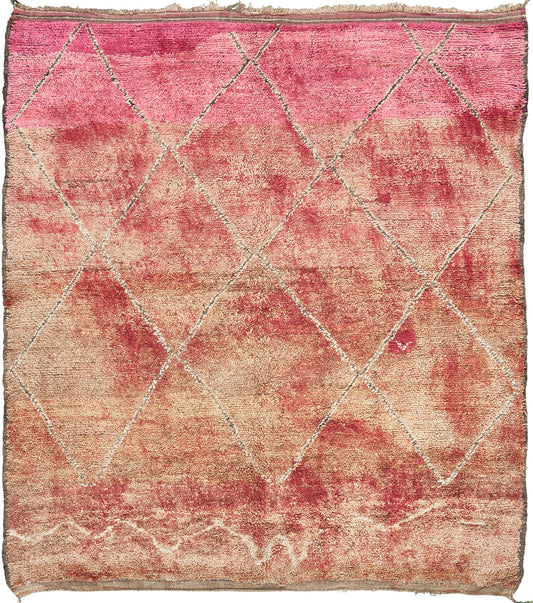 Modern Rug Image 12821 Vintage Moroccan Beni M'Guild Tribe Rug