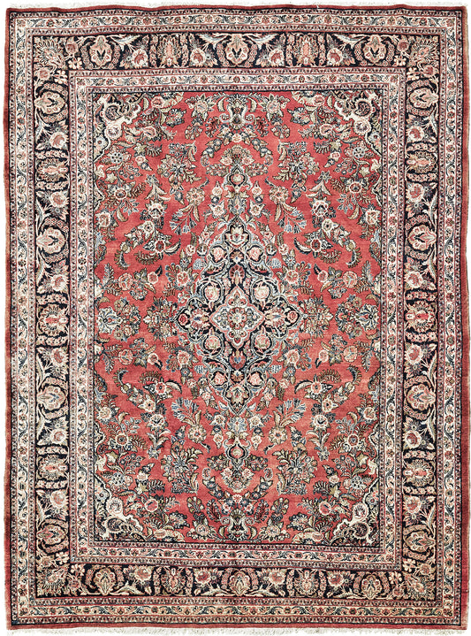 Vintage Persian Qazvin Rug 29760