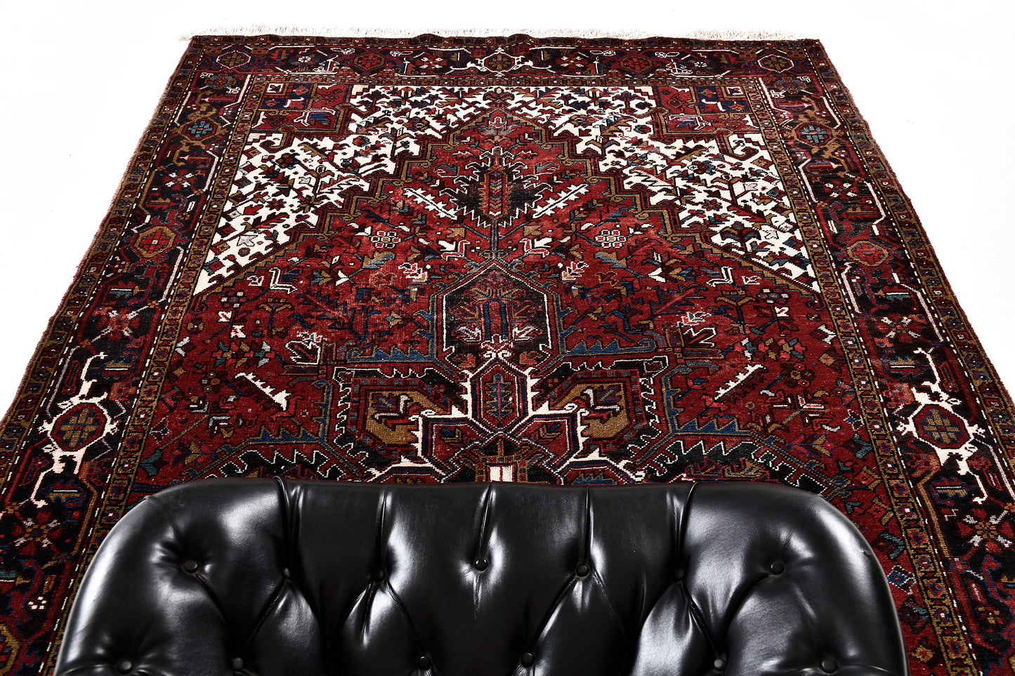 Vintage Persian Heriz Serapi Style Rug 29763