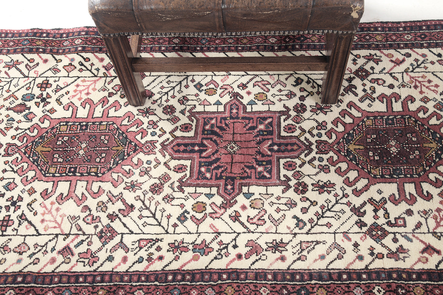 Persian Rug 3430 Vintage Persian Heriz Runner 29772