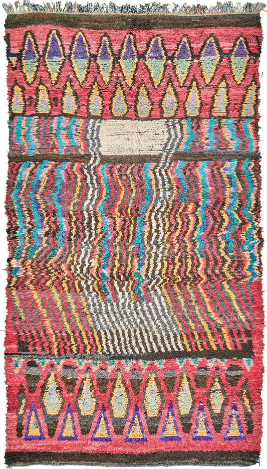 Modern Rug Image 12951 Vintage Moroccan Beni M'Guild Tribe Rug