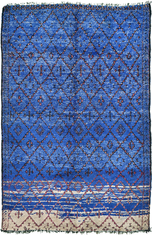 Modern Rug Image 12930 Vintage Moroccan Beni M'Guild Tribe Rug
