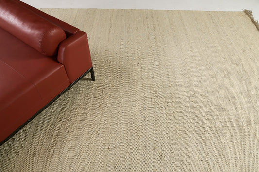 Hemp Sand Flatweave Loam White Tide