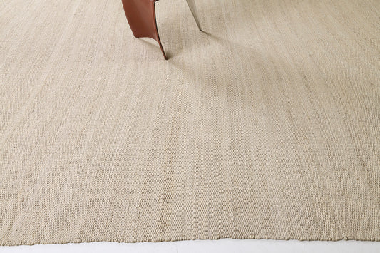 Hemp Sand Flatweave Loam White Shell