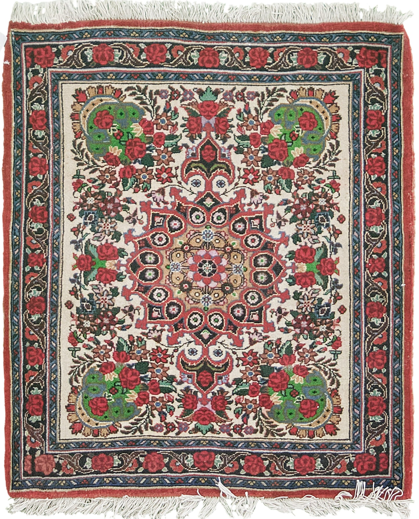 Persian Rug 3318 Vintage Persian Bidjar 30377