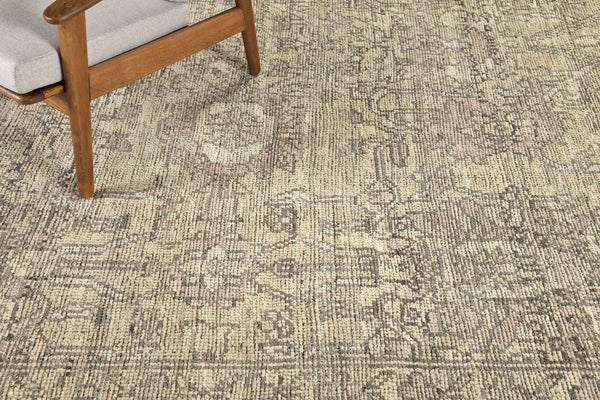 Lalah, Sultanabad Revival, Domicile Collection Seasons - artisan revival weave - overhead flat lay view