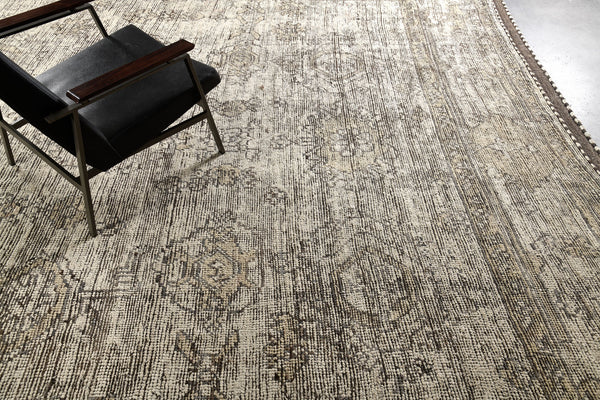Oushak Revival, Domicile Collection Seasons - close-up of weave texture and pile