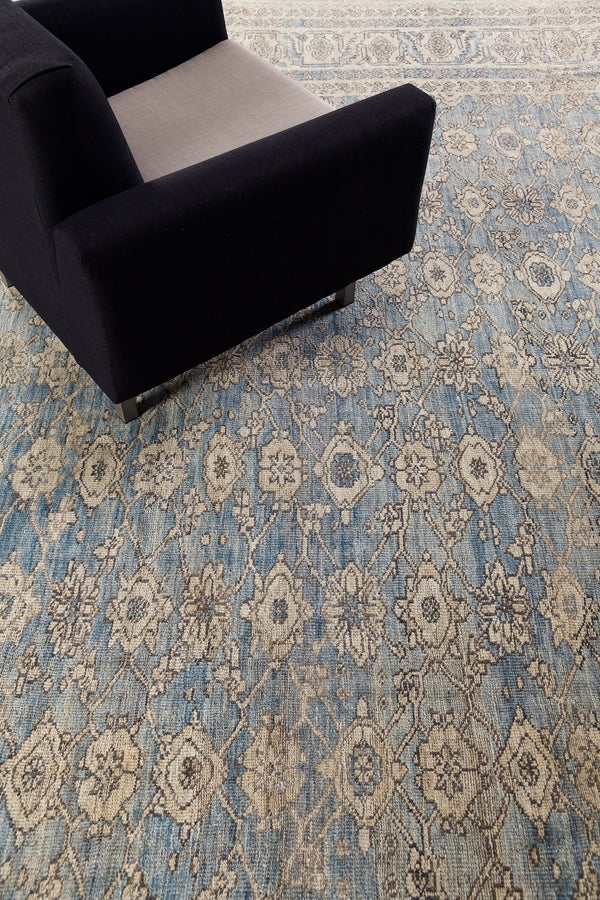 Bakhshayesh, Domicile Collection - close-up of weave texture and pile [#2]