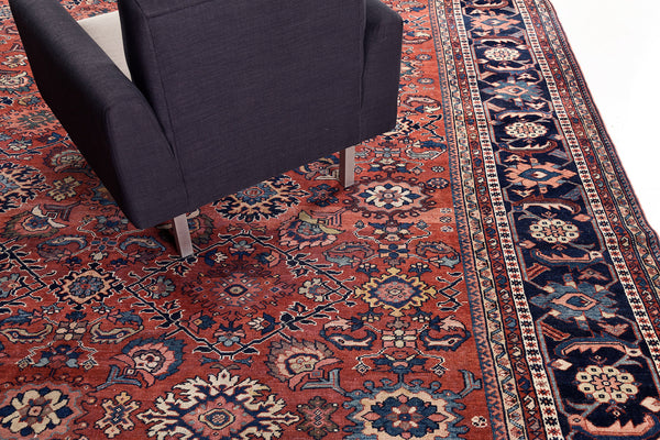 Antique Zigler Mahal - styled in room setting