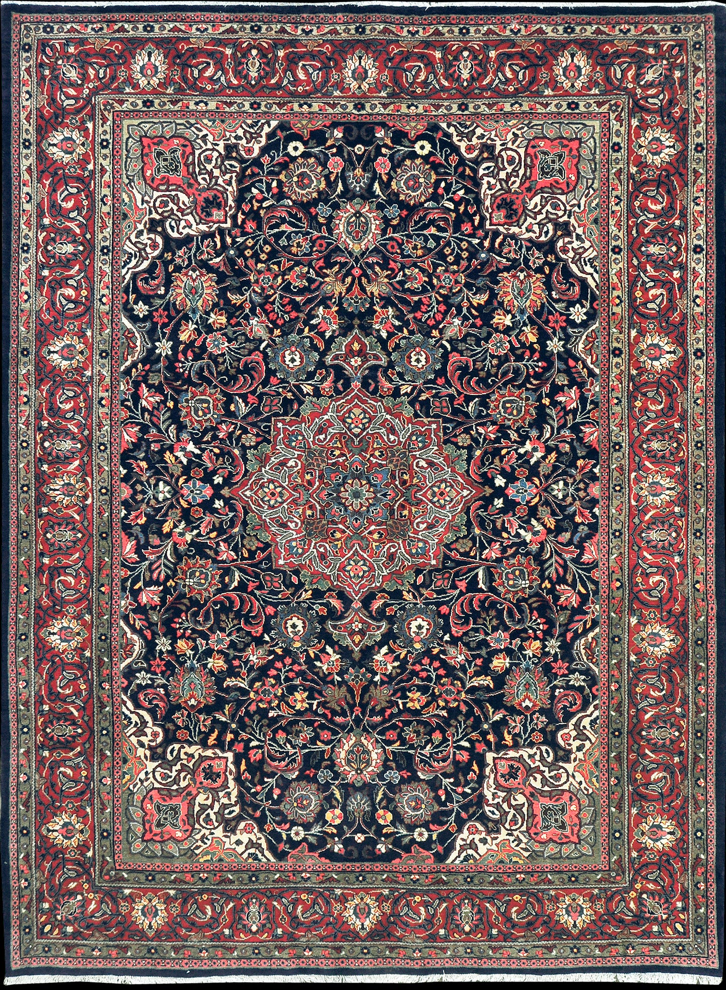 Vintage Persian Mahal Rug 53564