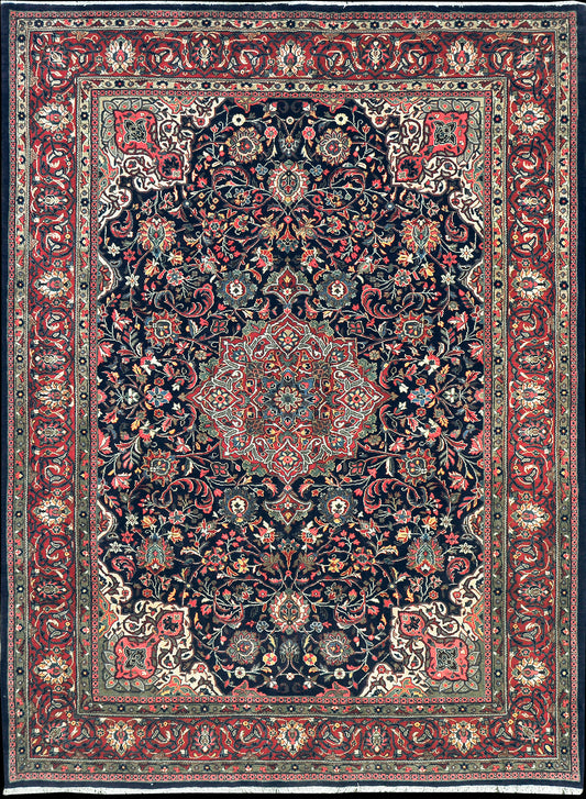 Persian Rug 3896 Vintage Persian Mahal Rug 53564