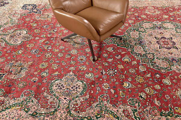 Persian Rug 4239 Vintage Persian Tabriz 53755