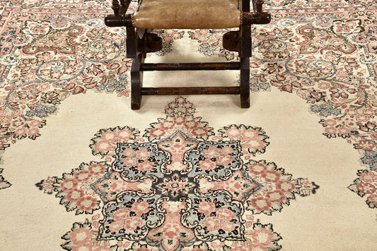 Persian Rug 4115 Vintage Persian Sarouk Rug 55068