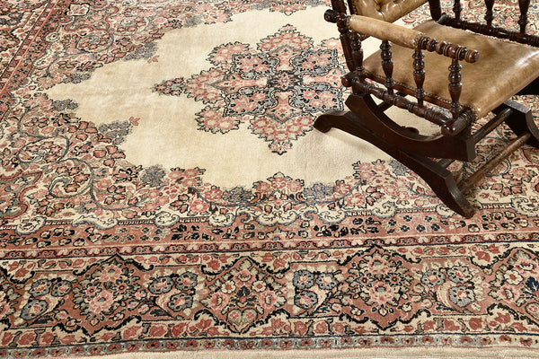 Persian Rug 4118 Vintage Persian Sarouk Rug 55068