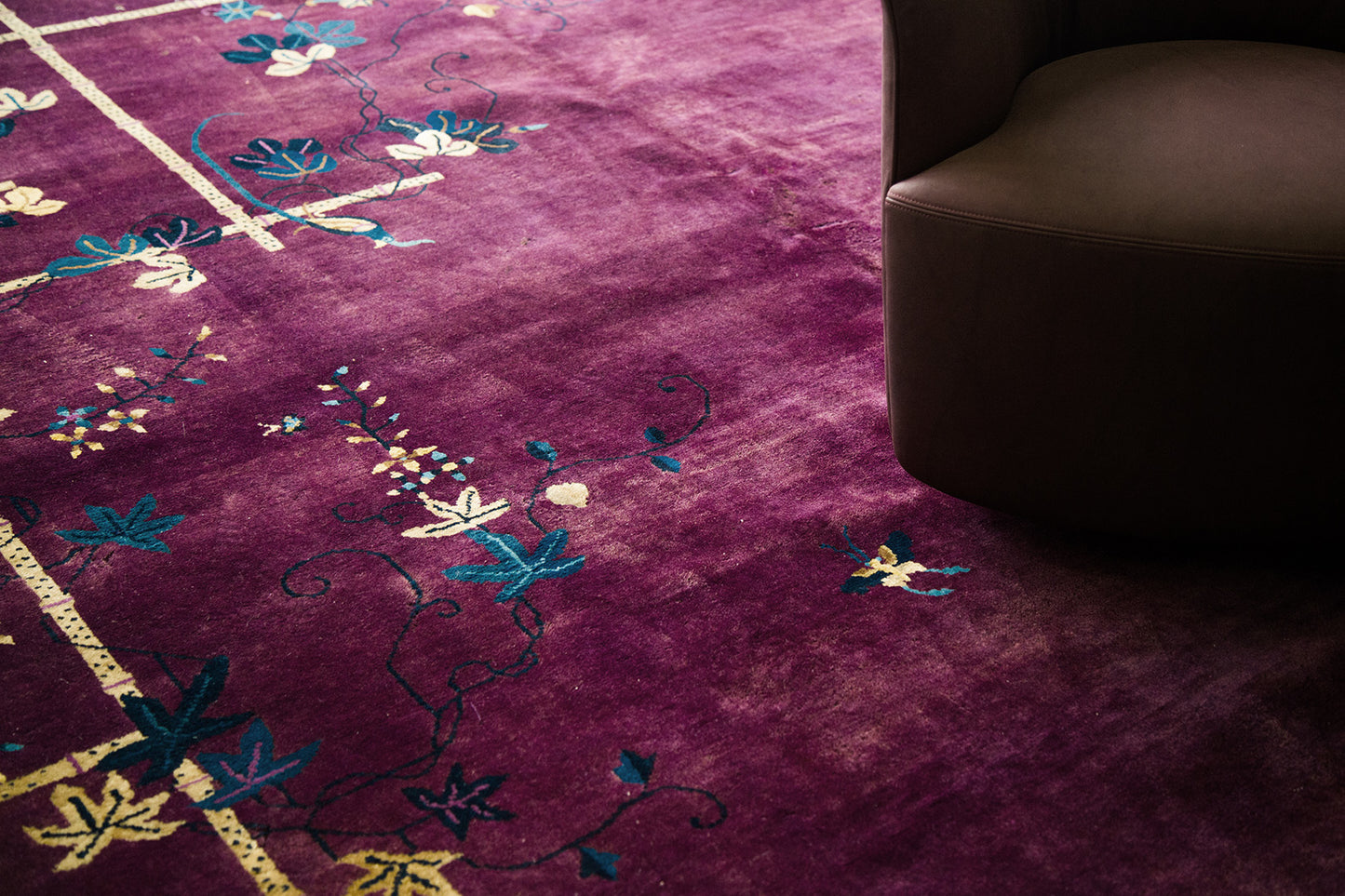 Vintage Art Deco Chinese Rug