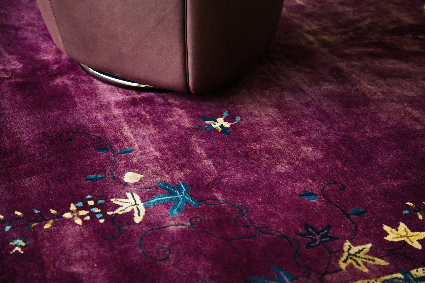 Vintage Art Deco Chinese Rug