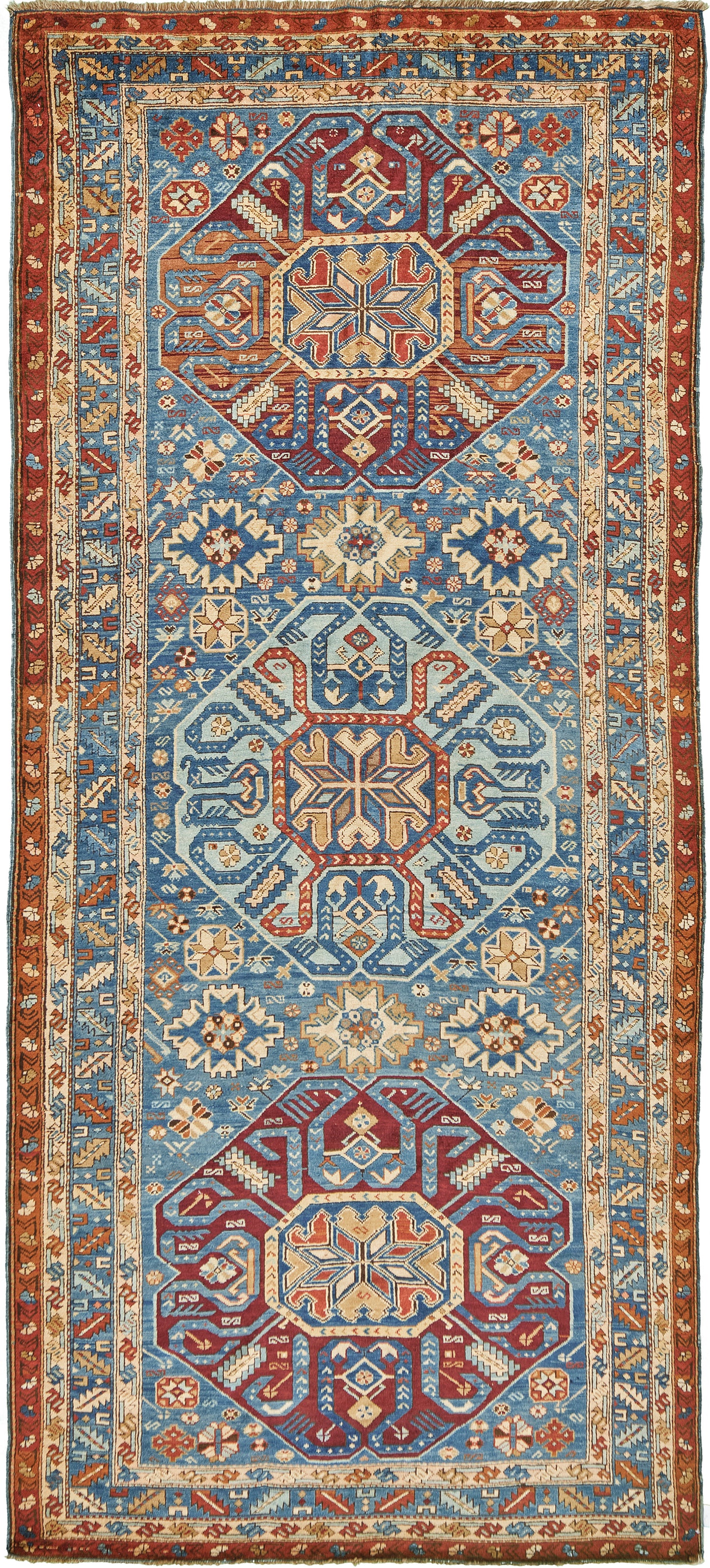 Antique Russian Kuba Runner