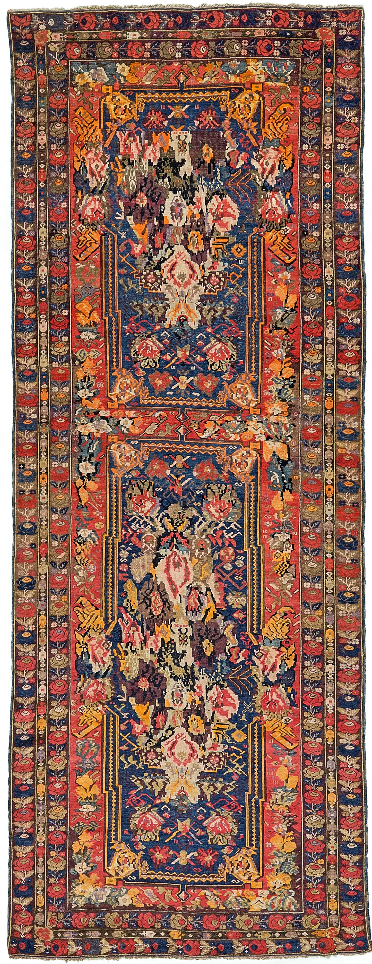 Antique Caucasian Karabagh runner