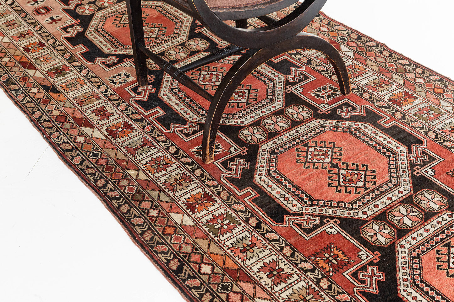 Antique Russian Shirvan Runner