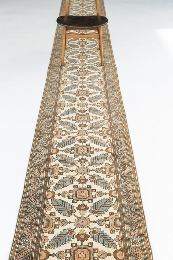 Persian Rug 3889 Vintage Persian Lilihan Runner 55200