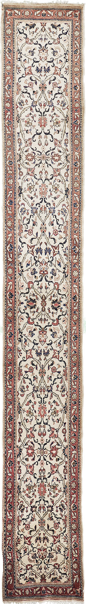 Persian Rug 4124 Vintage Persian Sarouk Runner 55228