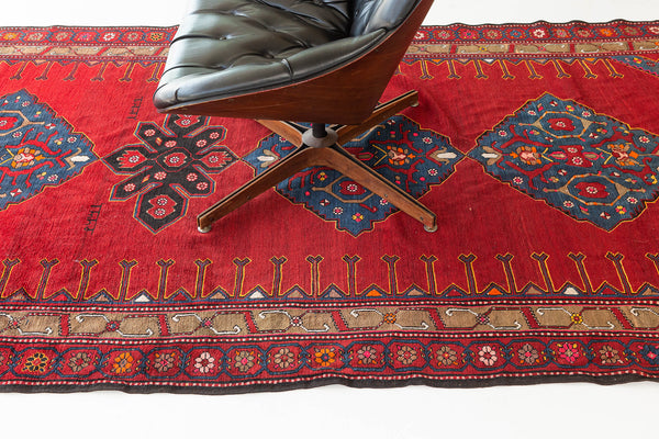 Persian Rug 3589 Vintage Persian Karabagh runner 55247