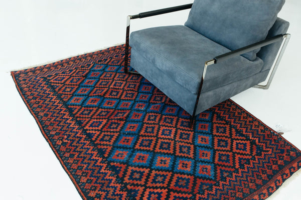 Persian Rug 3022 Persian Kilim Kordi Design Flat Weave Rug 55403