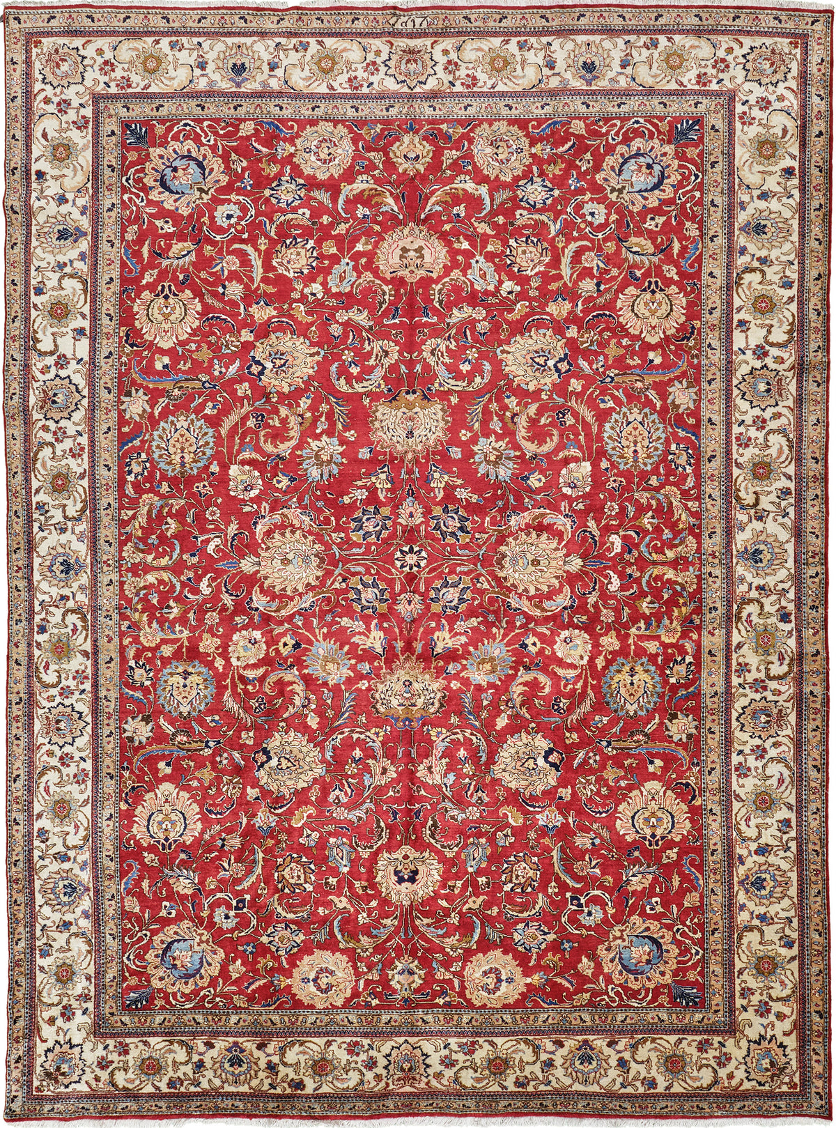 Persian Rug 4275 Vintage Persian Tabriz Rug 55451