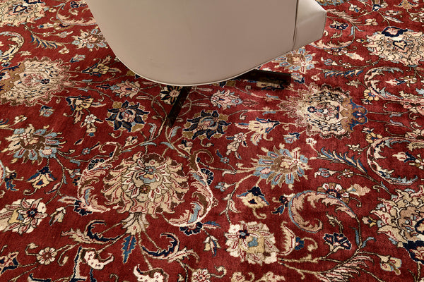Persian Rug 4277 Vintage Persian Tabriz Rug 55451