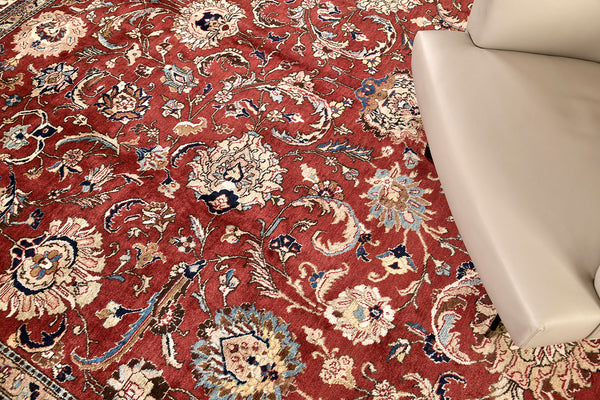 Persian Rug 4278 Vintage Persian Tabriz Rug 55451