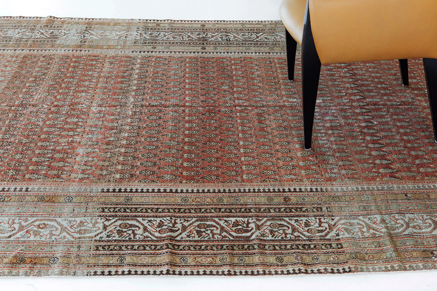 Antique Persian Malayer Rug Mir Design 56653