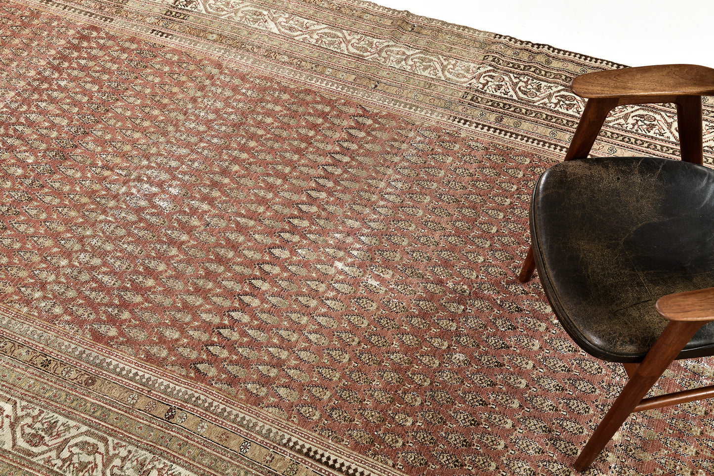 Antique Persian Malayer Rug Mir Design 56653