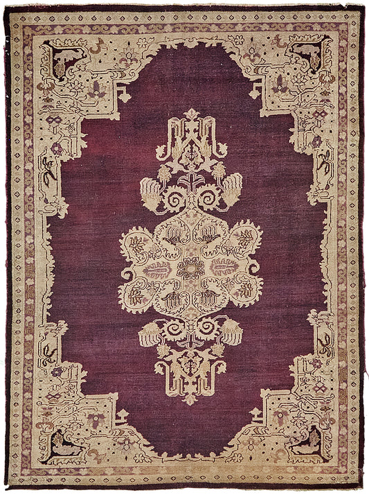 Antique Indo Agra Rug