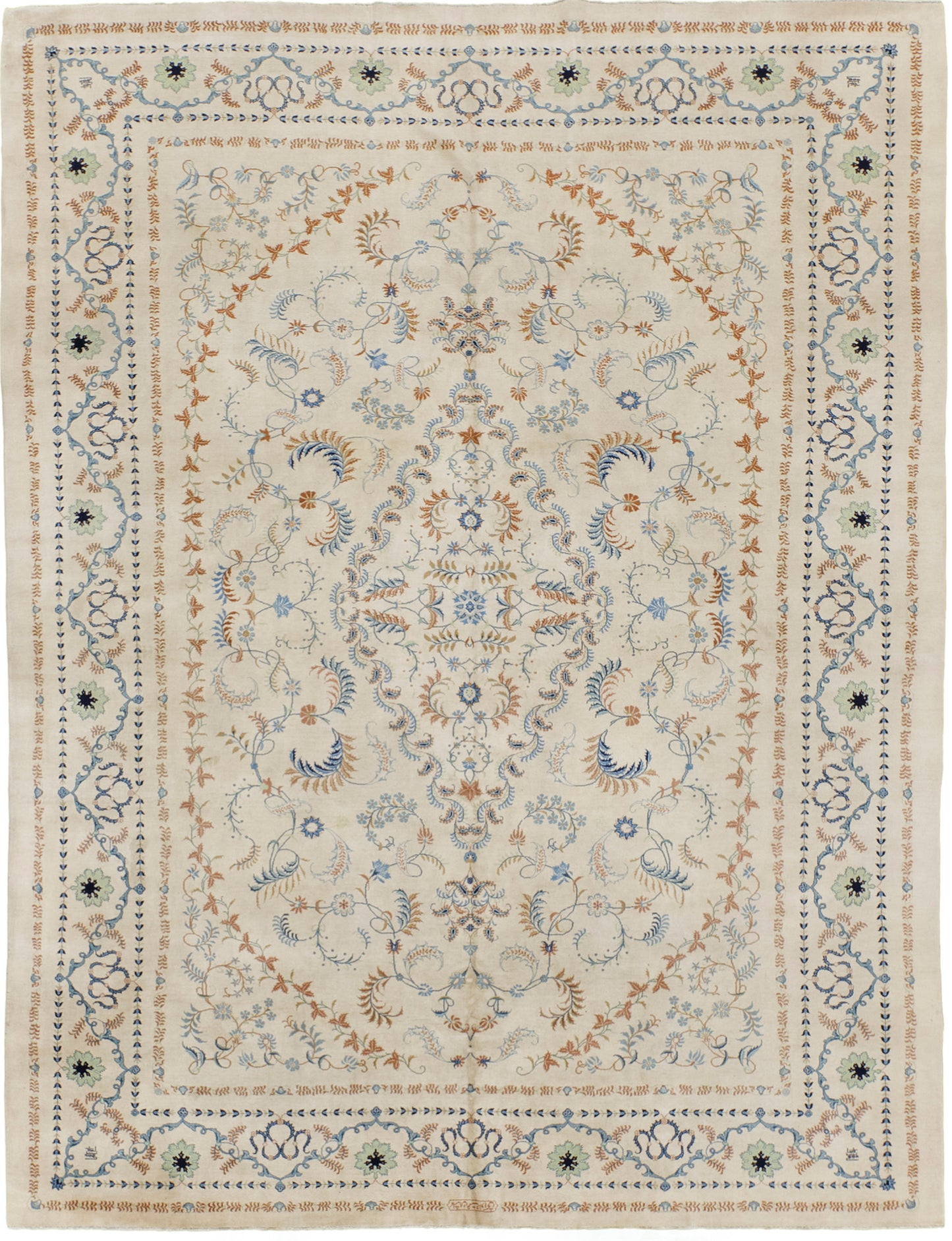 Vintage Persian Kashan Rug 56745