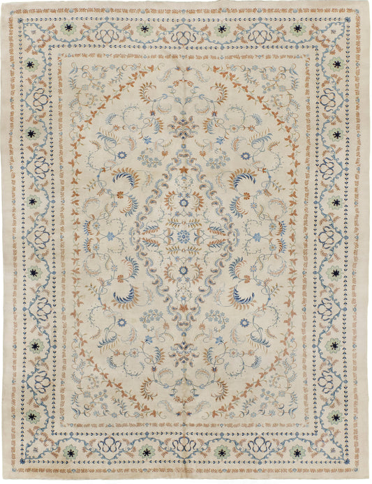 Persian Rug 3675 Vintage Persian Kashan Rug 56745