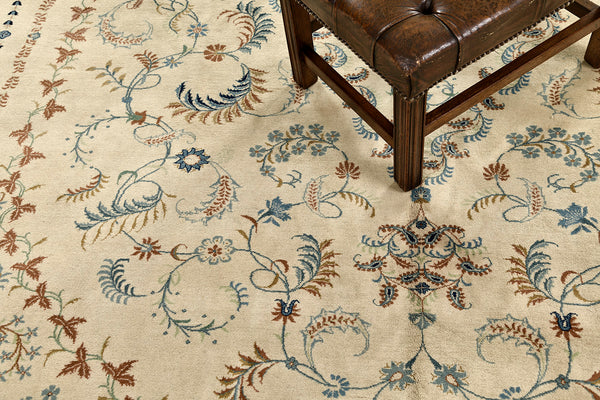 Persian Rug 3677 Vintage Persian Kashan Rug 56745