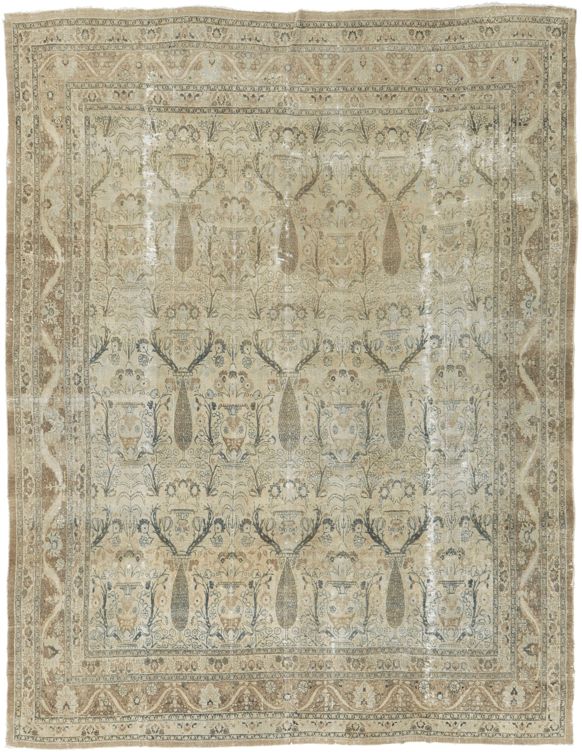 Persian Rug 2286 Antique Persian Tabriz Hadji Jalili Style Rug 57436