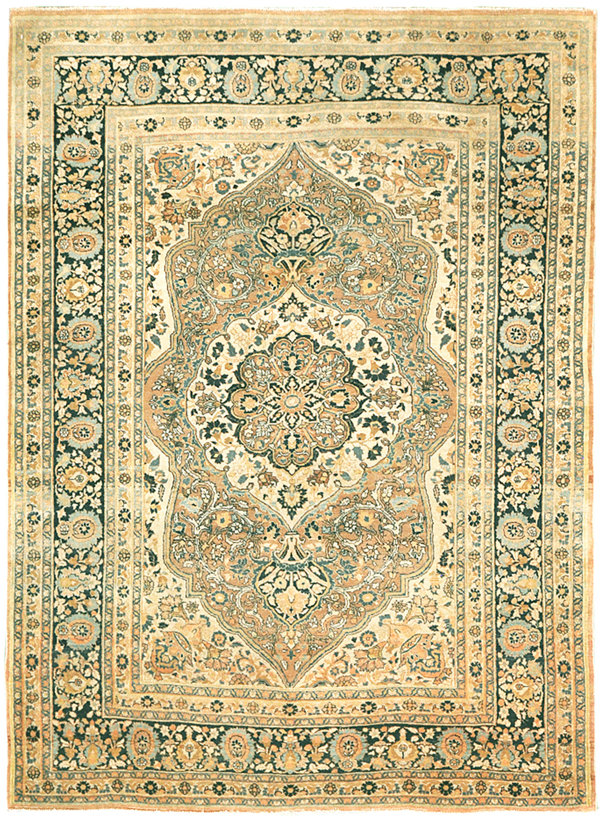 Persian Rug 2274 Antique Persian Tabriz Circa 1890 57437