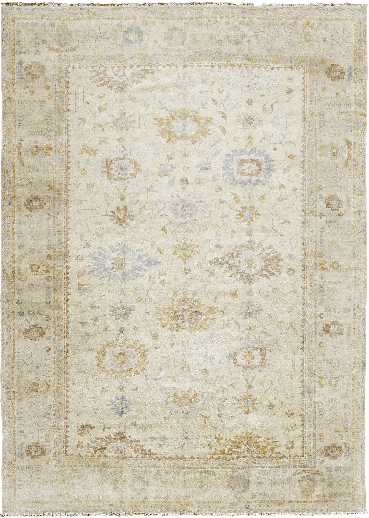 Egyptian Oushak Design Rug