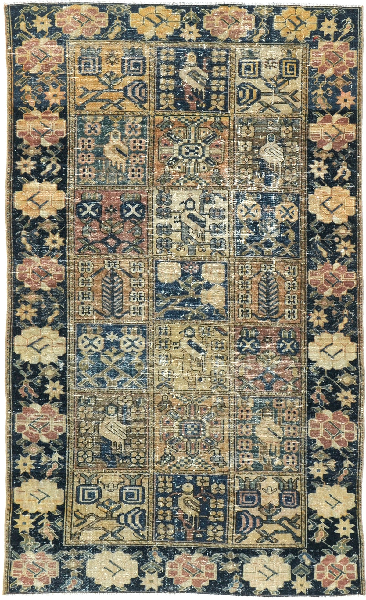 Persian Rug 3300 Vintage Persian Bakhtiari Rug 57740