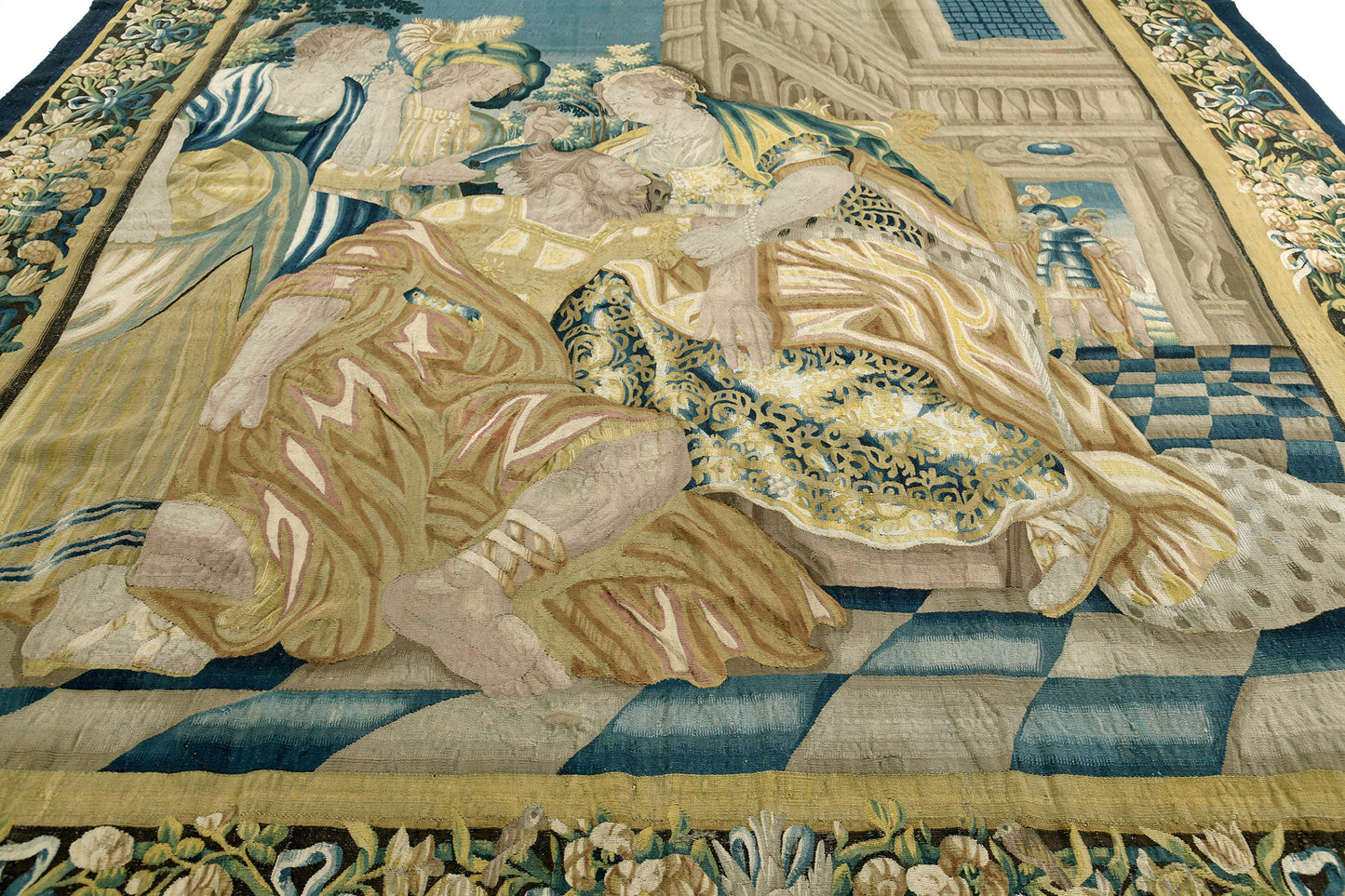 Antique 17th Century Brussels Tapestry