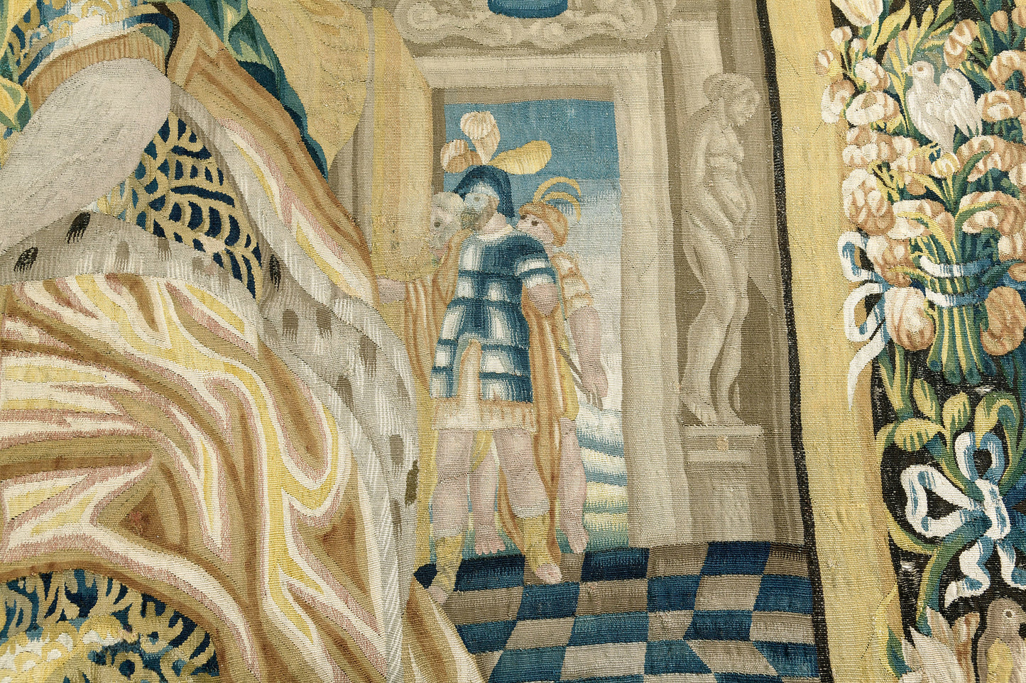 Antique 17th Century Brussels Tapestry