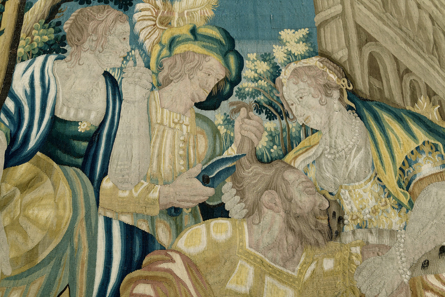 Antique 17th Century Brussels Tapestry