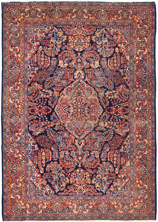 Persian Rug 1874 Antique Persian Sarouk 57818