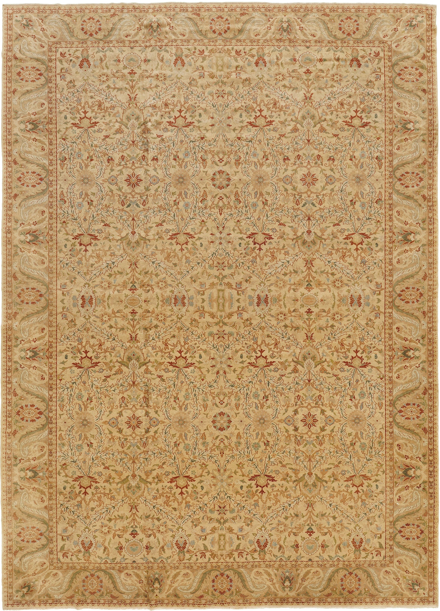 Turkish Oushak Revival Rug